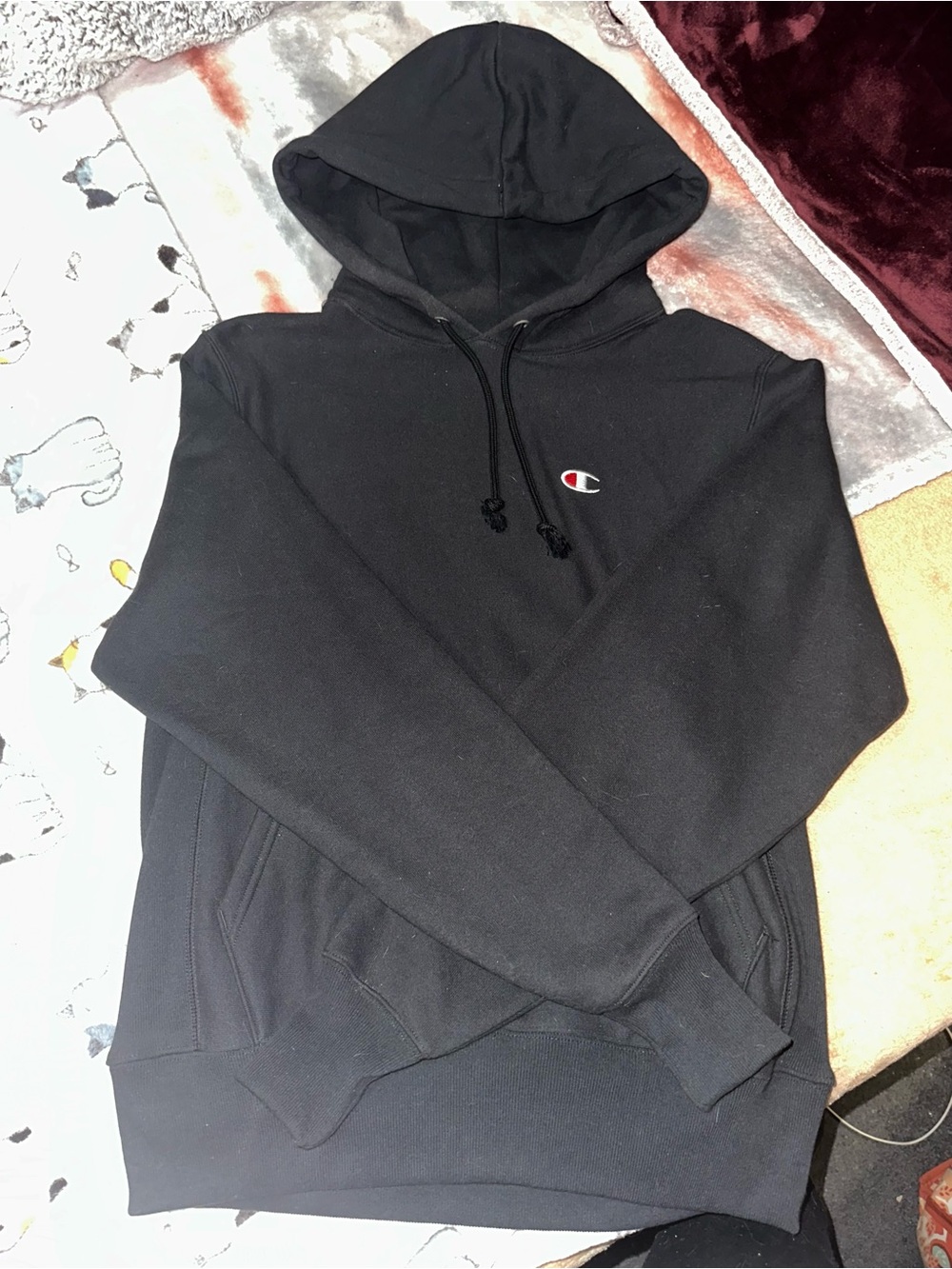 Men’s Champion Reverse Weave Pullover Hoodie - Classic Logo